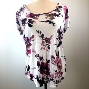 Short Sleeve Floral Top